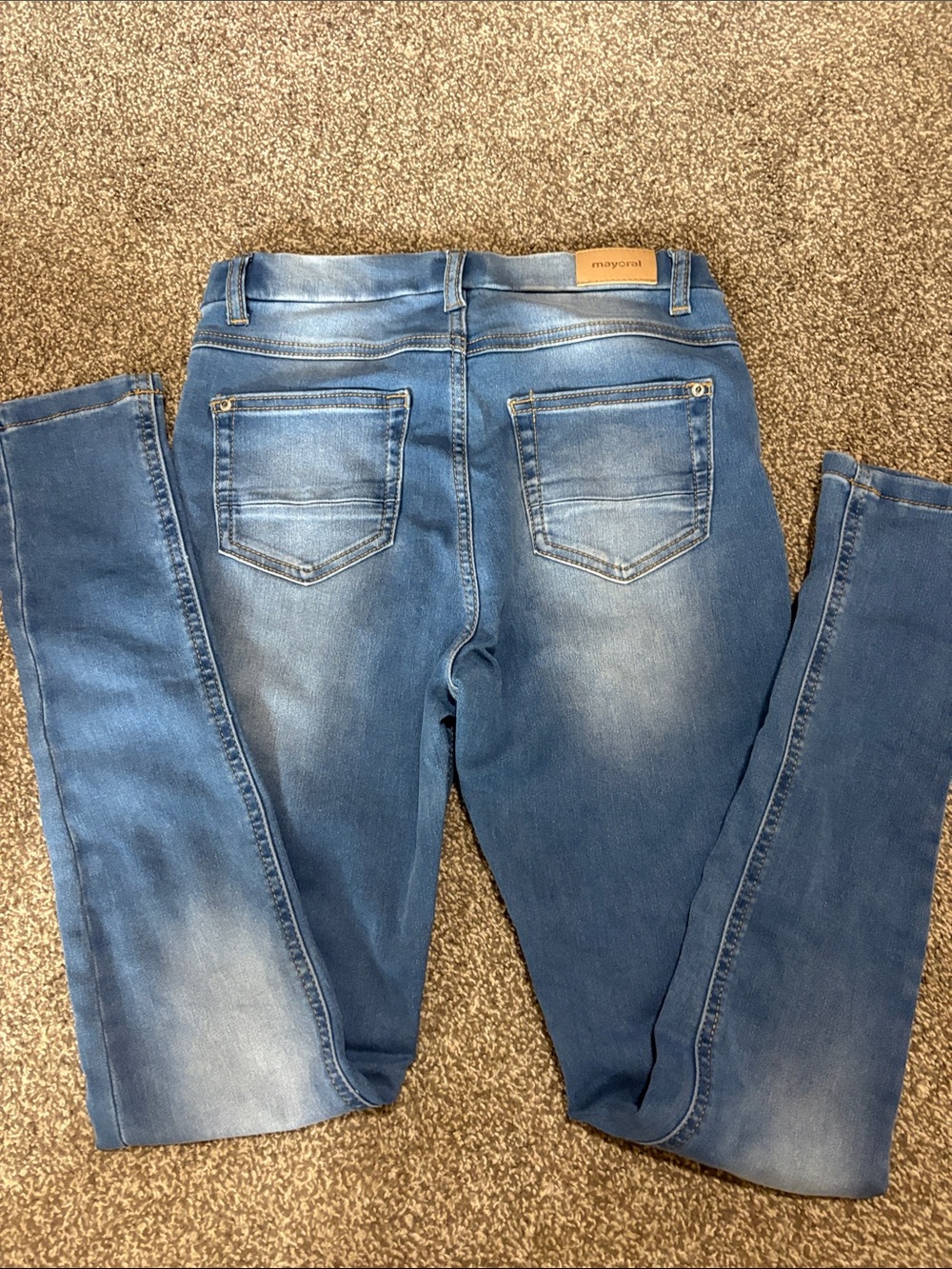 Mayoral Light Blue Stretch Skinny Jeans